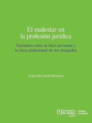 cover image of El malestar en la profesión jurídica